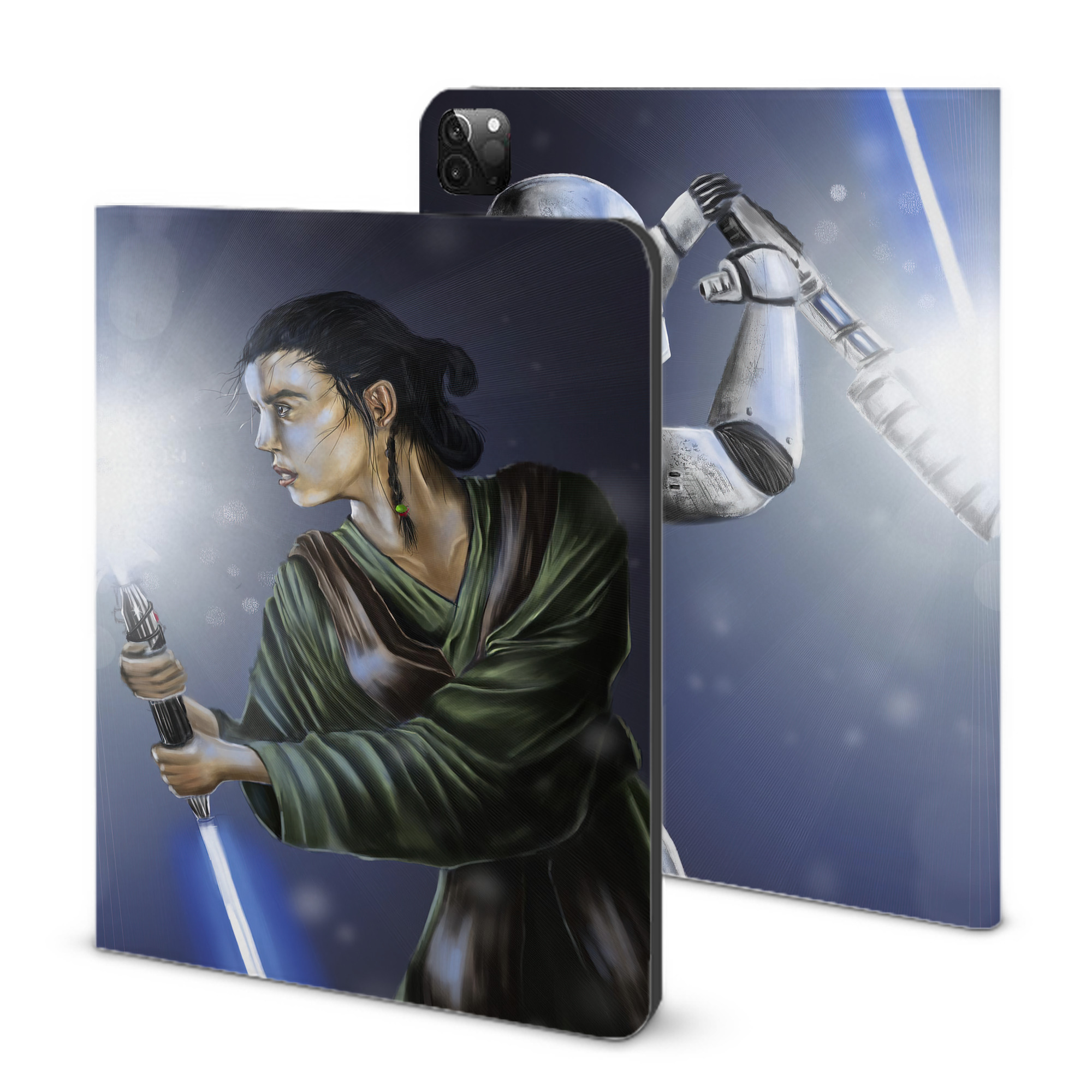（画像用） スター・ウォーズ Star Wars IPadケース ペンホルダー付き ブックスタイルデザイン